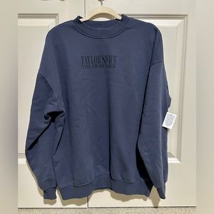 Taylor Swift Eras Blue Crewneck Size Small. New with tag.